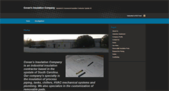 Desktop Screenshot of covansinsulation.com